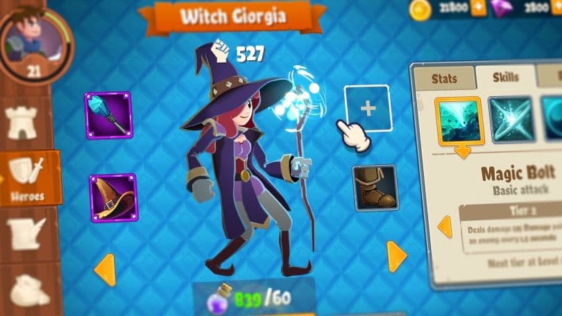 Exemple d'interface utilisateur