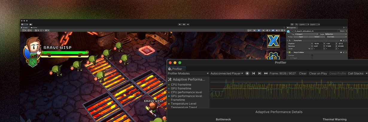 Customizing performance metrics in the Unity Profiler