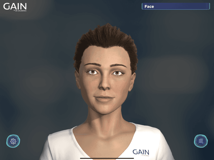 GIA app aging slider young view
