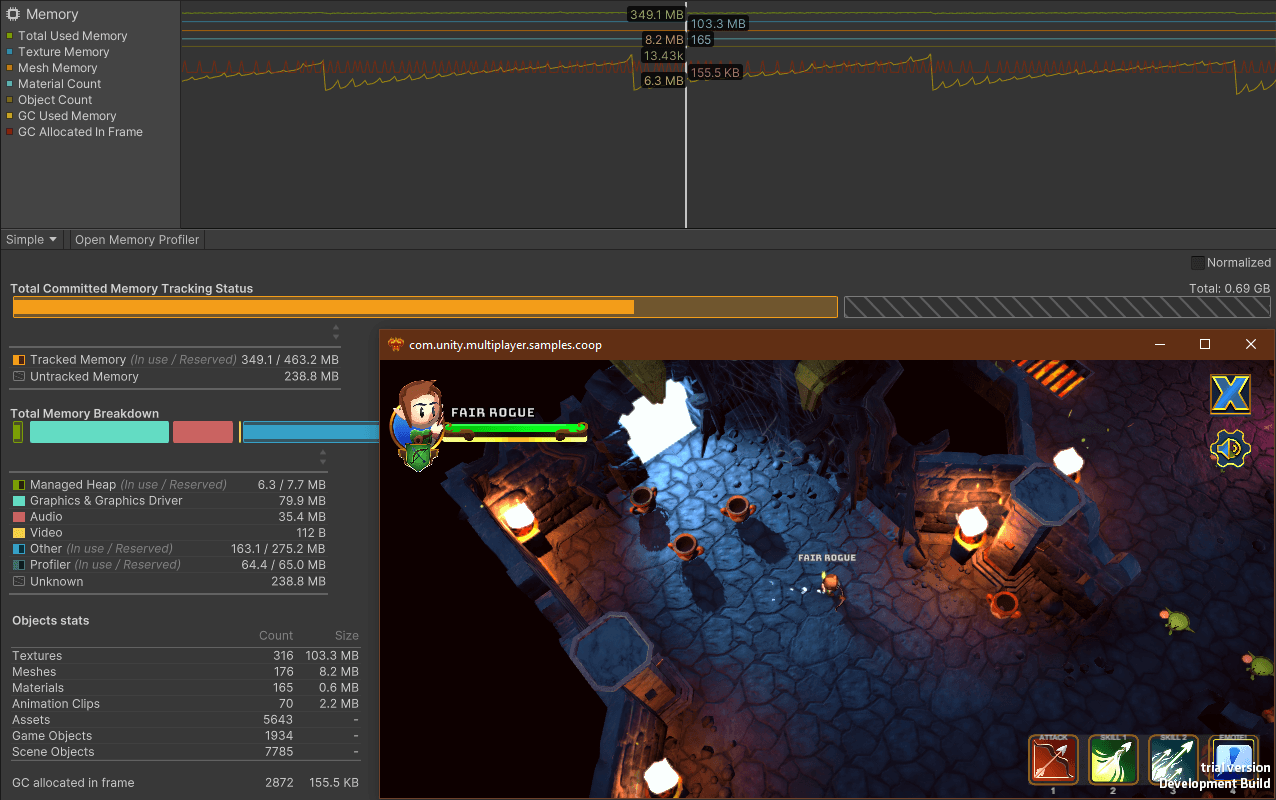 An overview of the Profiler's memory module