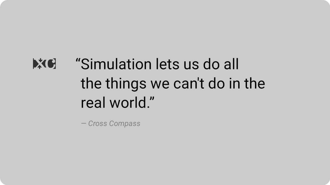 A quote from Cross Compass