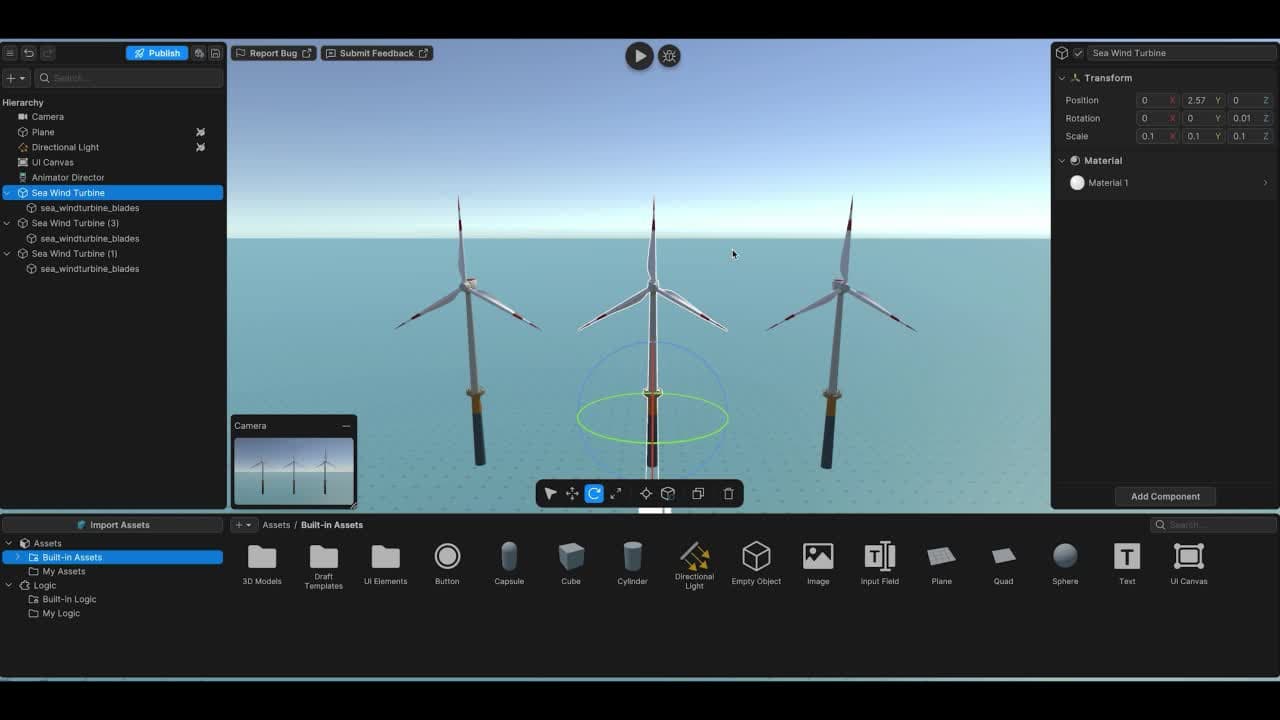 First frame of the animator video