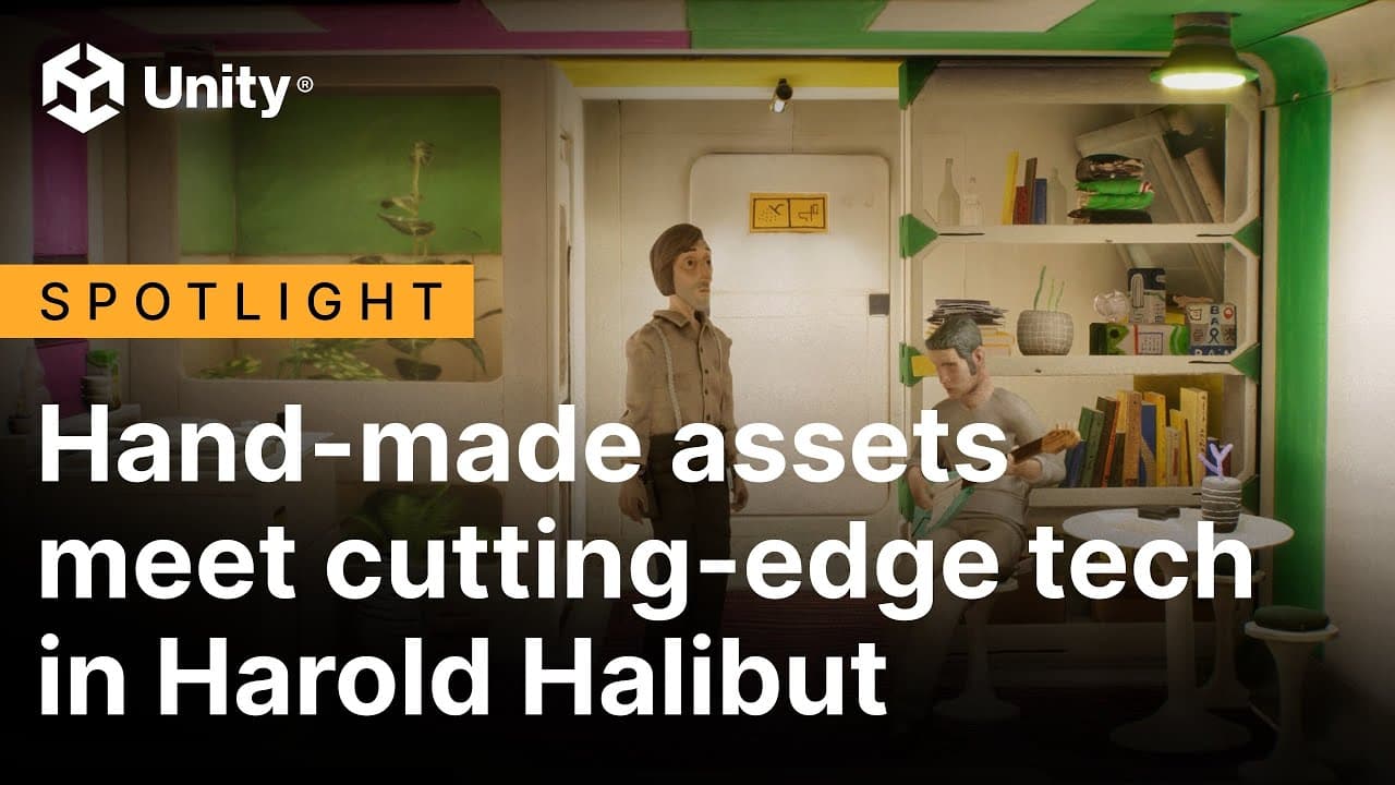 Hand-made assets meeting cutting-edge tech in Harold Halibut