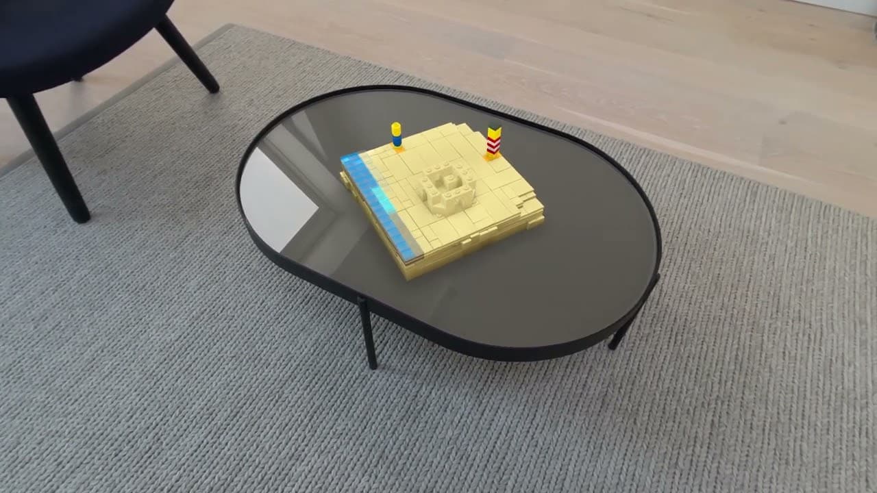 Sandcastle Apple Vision Pro Gameplay