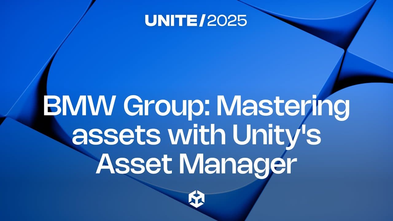 Unite 2025 Industry Summit BMW Group presentation