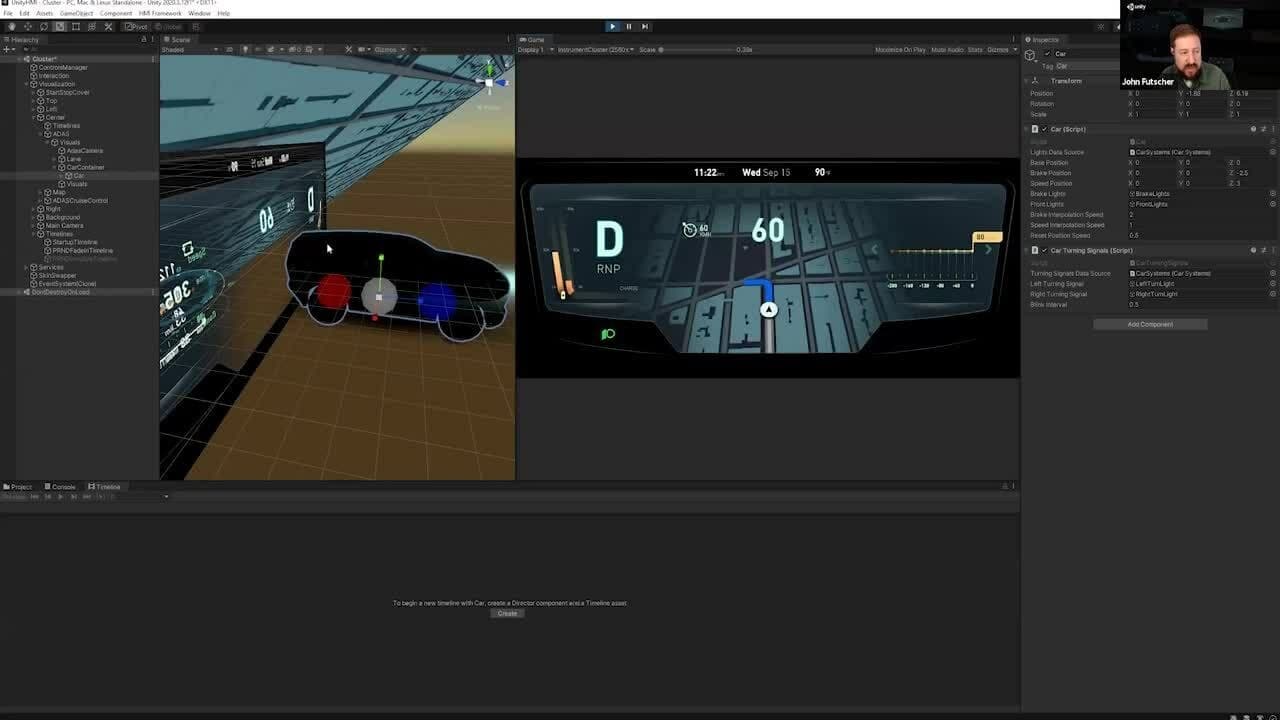 Cómo crear la próxima generación de HMI automotriz con Unity