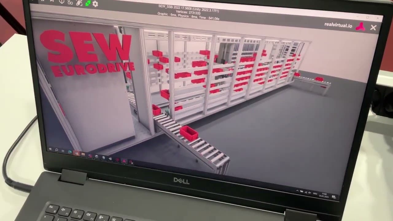 SEW Eurodriveコントローラーのビデオ