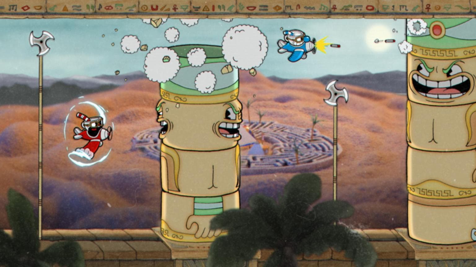 Graphic from Cuphead
