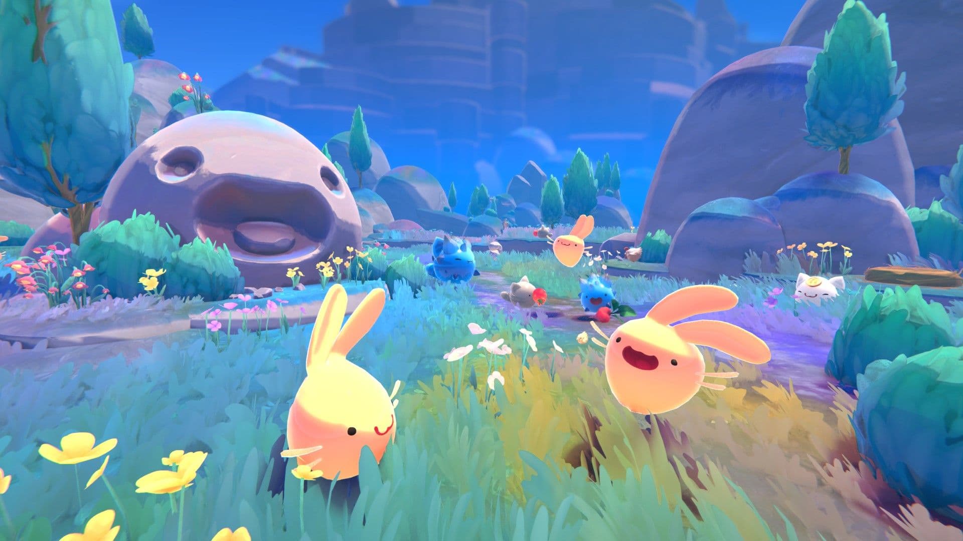 Außenszene mit Bunny-Schleim