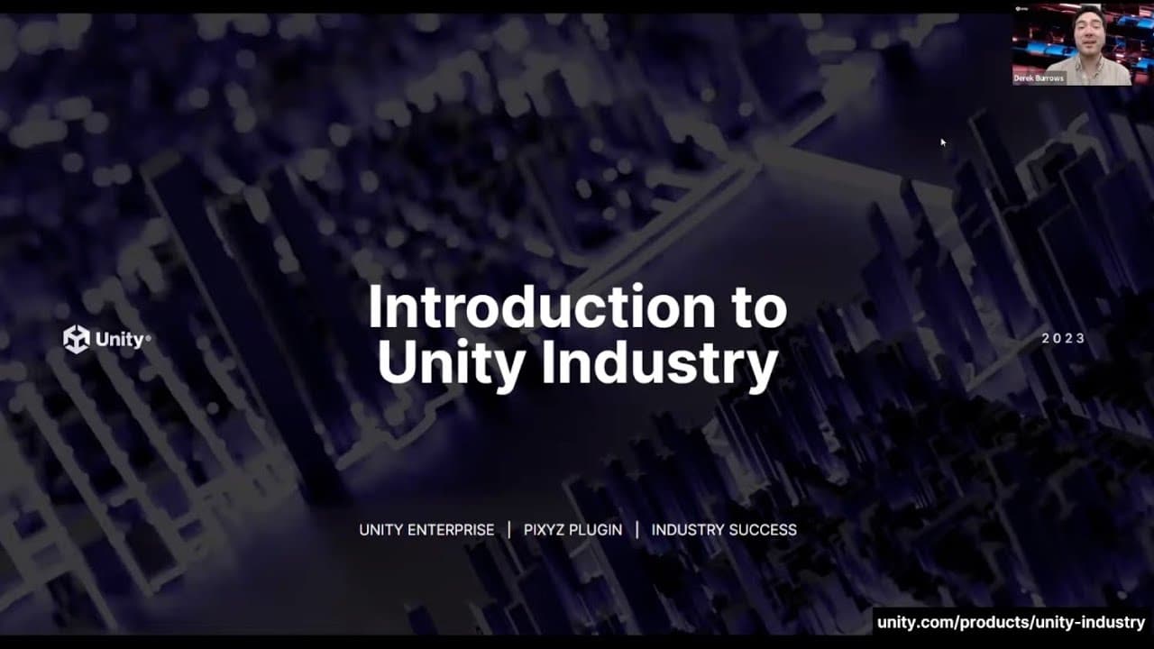 Webinar: Einführung in Unity Industry